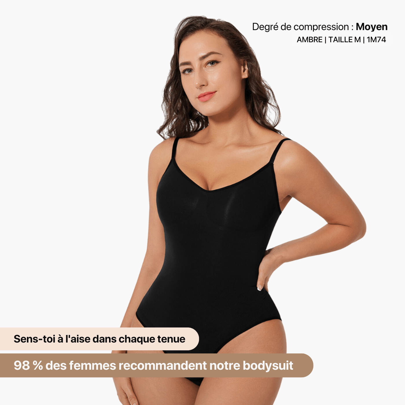 L’Ultime Bodysuit Sculptant Culotte - Noir