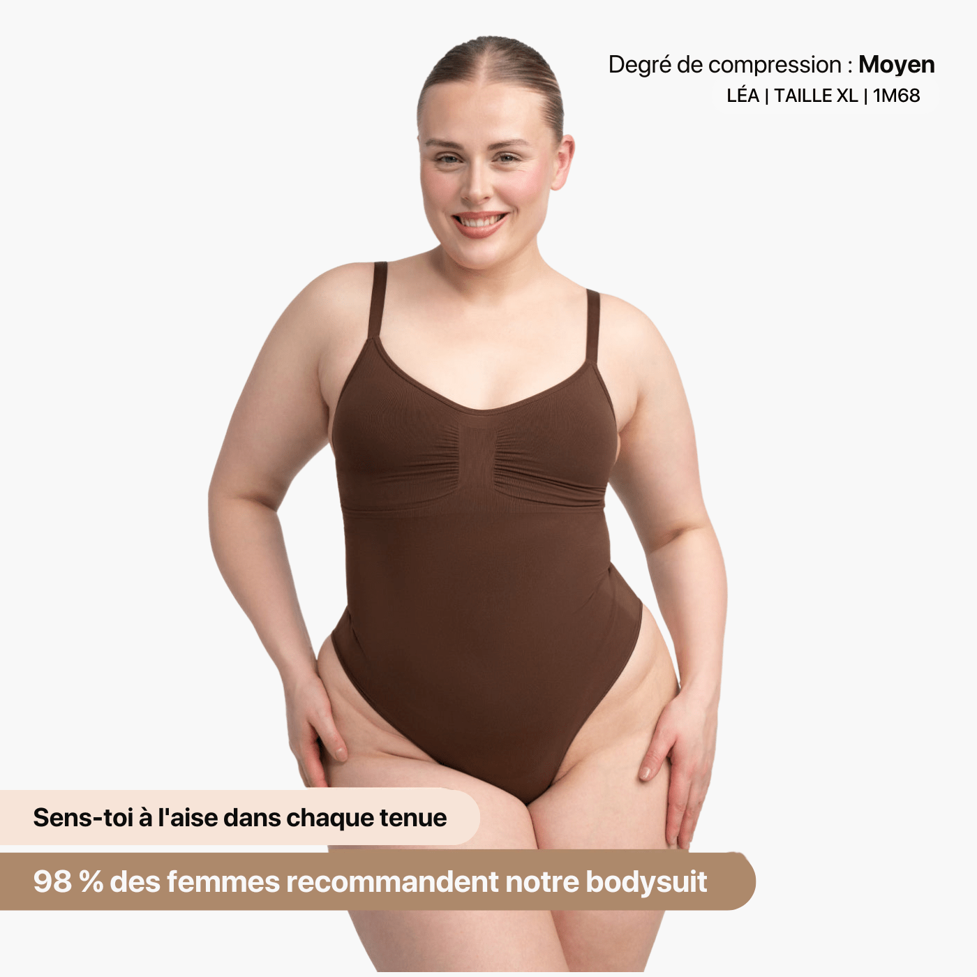 L’Ultime Bodysuit Sculptant String - Cacao