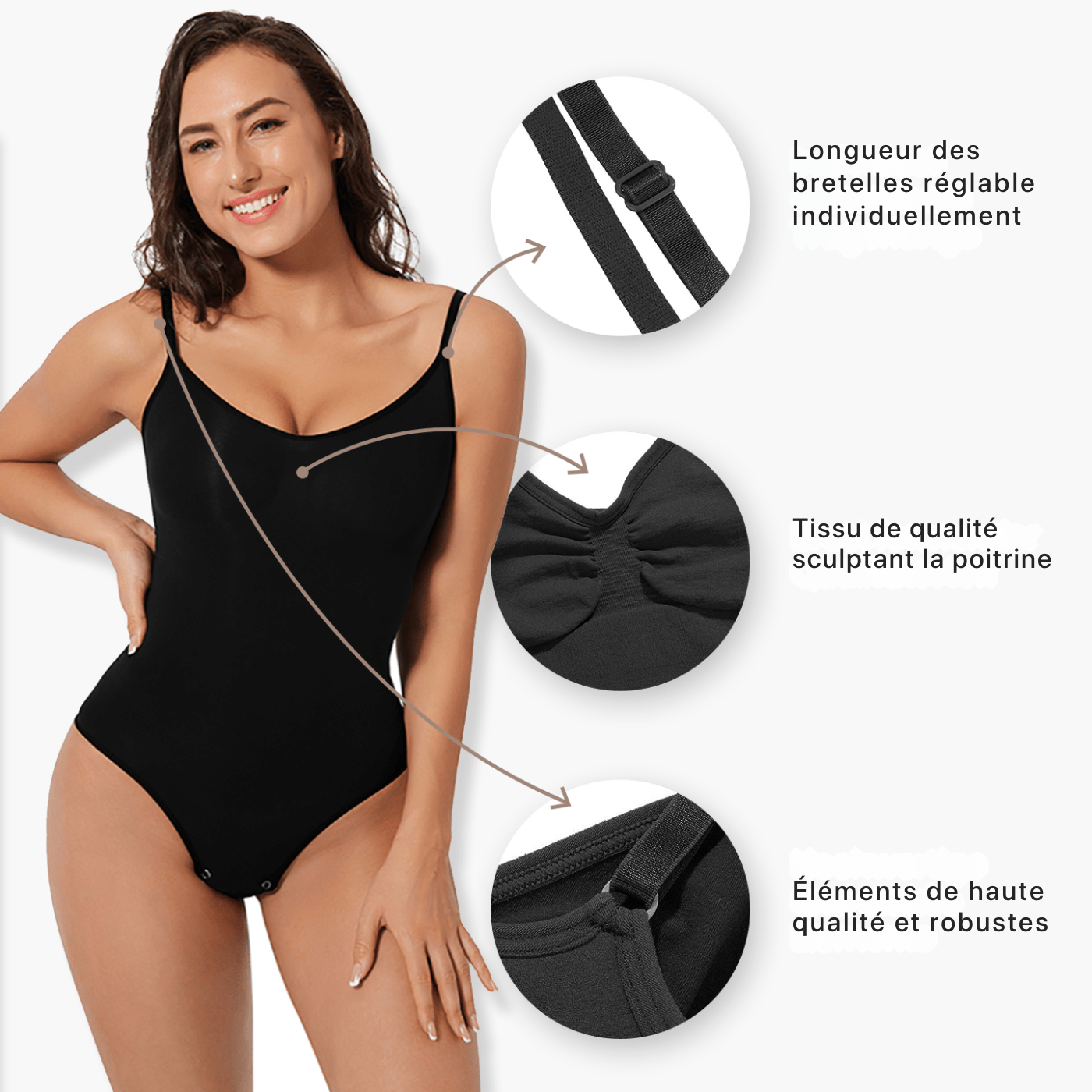 L’Ultime Bodysuit Sculptant String - Cacao