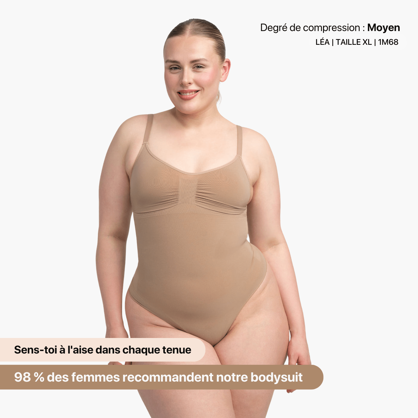 L’Ultime Bodysuit Sculptant String - Beige